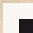 On the Road Framed print 70x70 cm / 28x28″ Wood frame corner detail