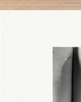 Synch'd Hands Framed print 70x70 cm / 28x28″ Wood frame corner detail