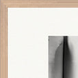 Synch'd Hands Framed print 70x70 cm / 28x28″ Wood frame corner detail