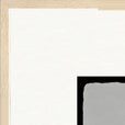 Circle of Life Framed print 70x70 cm / 28x28″ Wood frame corner detail