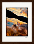 Cosmic Reflections Framed print 15x20 cm / 6x8″ Dark wood frame 47