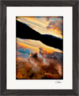 Cosmic Reflections Framed print 20x25 cm / 8x10″ Black frame 44