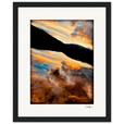 Cosmic Reflections Framed print 20x25 cm / 8x10″ Black frame 57