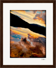 Cosmic Reflections Framed print 20x25 cm / 8x10″ Dark wood frame 40