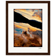 Cosmic Reflections Framed print 20x25 cm / 8x10″ Dark wood frame 40