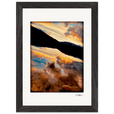 Cosmic Reflections Framed print 21x29.7 cm / 8x12" Black frame 40