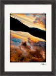 Cosmic Reflections Framed print 21x29.7 cm / 8x12" Black frame 40