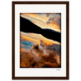 Cosmic Reflections Framed print 21x29.7 cm / 8x12" Dark wood frame 45
