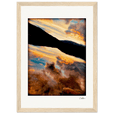 Cosmic Reflections Framed print 21x29.7 cm / 8x12" Wood frame 24