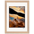 Cosmic Reflections Framed print 21x29.7 cm / 8x12" Wood frame 25