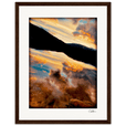 Cosmic Reflections Framed print 27x35 cm / 11x14″ Dark wood frame 48