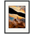 Cosmic Reflections Framed print 30x40 cm / 12x16″ Black frame 53