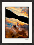 Cosmic Reflections Framed print 30x40 cm / 12x16″ Black frame 39