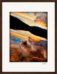 Cosmic Reflections Framed print 30x40 cm / 12x16″ Dark wood frame 36