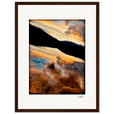 Cosmic Reflections Framed print 30x40 cm / 12x16″ Dark wood frame 36