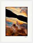 Cosmic Reflections Framed print 30x40 cm / 12x16″ White frame 15