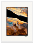 Cosmic Reflections Framed print 30x40 cm / 12x16″ White frame 15