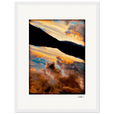 Cosmic Reflections Framed print 30x40 cm / 12x16″ White frame 15
