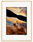 Cosmic Reflections Framed print 30x40 cm / 12x16″ Wood frame 32