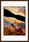 Cosmic Reflections Framed print 30x45 cm / 12x18″ Dark wood frame 50