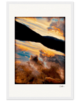Cosmic Reflections Framed print 30x45 cm / 12x18″ White frame 18