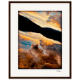 Cosmic Reflections Framed print 40x50 cm / 16x20″ Dark wood frame 38