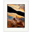 Cosmic Reflections Framed print 40x50 cm / 16x20″ White frame 6
