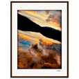 Cosmic Reflections Framed print 45x60 cm / 18x24″ Dark wood frame 39