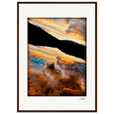 Cosmic Reflections Framed print 50x70 cm / 20x28″ Dark wood frame 42