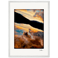 Cosmic Reflections Framed print 50x70 cm / 20x28″ White frame 14