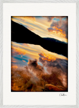 Cosmic Reflections Framed print 50x70 cm / 20x28″ White frame 14