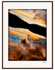 Cosmic Reflections Framed print 60x80 cm / 24x32″ Dark wood frame 44