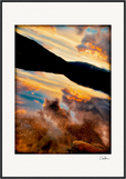 Cosmic Reflections Framed print 70x100 cm / 28x40″ Black frame 56
