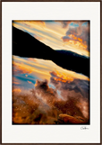Cosmic Reflections Framed print 70x100 cm / 28x40″ Dark wood frame 43