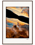 Cosmic Reflections Framed print 70x100 cm / 28x40″ Dark wood frame 43