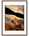 Cosmic Reflections Framed print A2 (42 x 59.4 cm) Dark wood frame 46