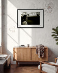 Cuba Girl Framed print A1 (59.4 x 84.1 cm) Black frame in interior