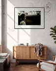 Cuba Girl Framed print 70x100 cm / 28x40″ White frame in interior