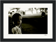 Cuba Girl Framed print 13x18 cm / 5x7″ Black frame 59