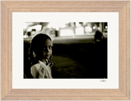 Cuba Girl Framed print 13x18 cm / 5x7″ Wood frame 23