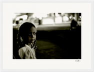 Cuba Girl Framed print 15x20 cm / 6x8″ Dark wood frame 12