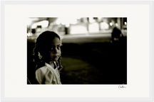 Cuba Girl Framed print 15x20 cm / 6x8″ White frame 10