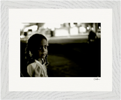 Cuba Girl Framed print 20x25 cm / 8x10″ White frame 7