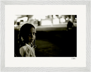 Cuba Girl Framed print 27x35 cm / 11x14″ White frame 9
