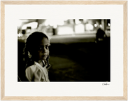 Cuba Girl Framed print 28x43 cm / XL (11x17″) White frame 26