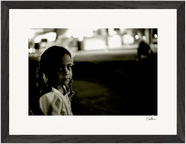 Cuba Girl Framed print 30x40 cm / 12x16″ Black frame 47