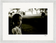 Cuba Girl Framed print 30x40 cm / 12x16″ White frame 12