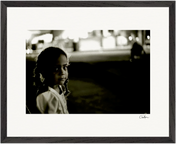 Cuba Girl Framed print 30x45 cm / 12x18″ Black frame 49