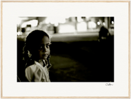 Cuba Girl Framed print 30x45 cm / 12x18″ White frame 38