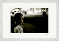 Cuba Girl Framed print 30x45 cm / 12x18″ White frame 13